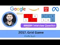 LeetCode 2017 Grid Game Prefix Sum Asked in Amazon