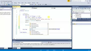 Visual Basic net Tutorial 19 Constant Demonstration How to calculate Area