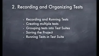 2 Record Run and Organize Tests in the new Selenium IDE 2019