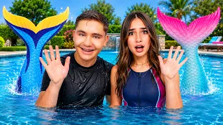 SWAN & AMELIA TRANSFORMÉS EN SIRÈNES ! CHALLENGE FILLES VS GARÇONS