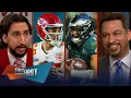 Did Jalen Hurts outplay Patrick Mahomes in Super Bowl LVII NFL FIRST THINGS FIRST