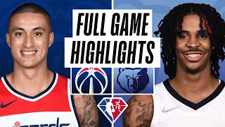 WIZARDS At GRIZZLIES FULL GAME HIGHLIGHTS January 29 2022 