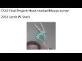Harvard CS50 Final Project - Hand-tracked Mouse-cursor