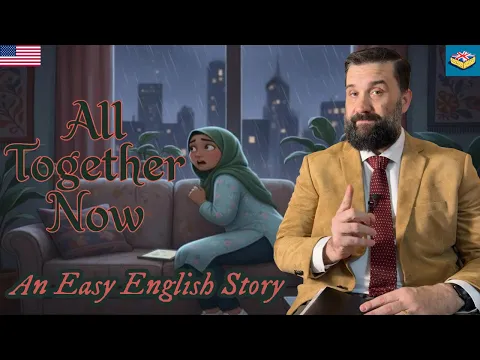 EASY ENGLISH STORY: All Together Now! - Storytime with Brian | Comprehensible Input A2