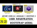 User Registration Angular 7 - Creating Bootstrap Modal Popup