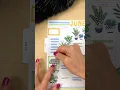 Creating a Happy Planner Monthly Spread Using Colored Pens