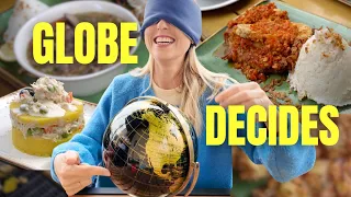 I let a globe decide everything I eat for 24 hours
