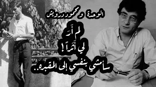 الوحدة و محمود درويش لم أ ر لي أ ث را سأمشي بنفسي إلى المقبرة 