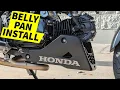Installing OEM Honda Grom Belly Pan Fairing w Yoshimura Exhaust