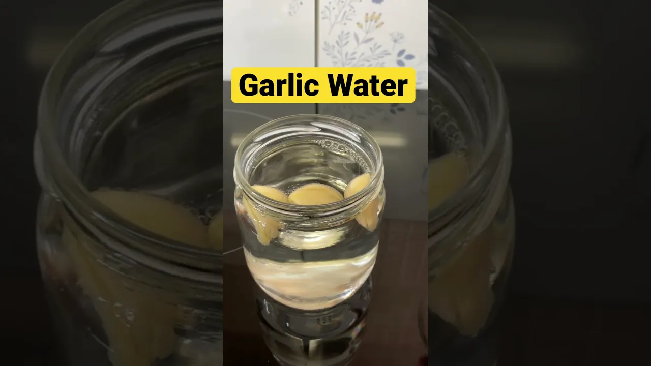 Garlic water: A recipe for boosting immunity! #shorts