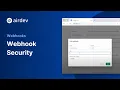 How to setup safe secure webhooks using authentication in bubble io