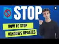 How to Stop Windows Updates in Progress