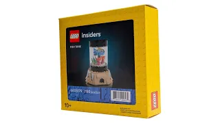 LEGO 5009626 Instructions | Promotional | Fish Tank | LEGO Insiders Reward