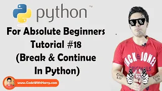 Break Continue Statements In Python Python Tutorials For Absolute Beginners In Hindi
