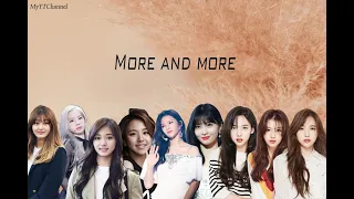 Download TWICE - MORE \u0026 MORE (OFFICIAL LYRICS) MP3