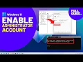 Windows 11 Enable Administrator account using CMD PowerShell CompMgmt