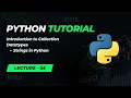 Strings in Python Dive into Beginner-Friendly Python Tutorial - Lecture 5 English