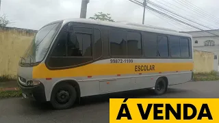 MICROÔNIBUS COMIL PIÁ, MERCEDES-BENZ LO-814 IMPECÁVEL E PRONTO PARA O TRABALHO!
