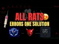 ALL RATS ERROR FIX - CRAXSRAT EAGLESPY G700 SPYNOTE