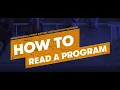 How to read a racing program