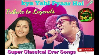 kya yahi pyar hai abhijeet bhattacharya anuradha paudwal tribute to legends hq audio track