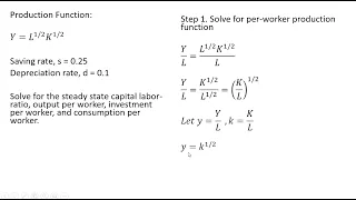 Download Solow Growth Model Part II: How to Solve for Steady State MP3