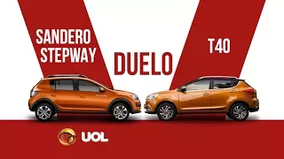 DUELO: RENAULT SANDERO STEPWAY OU JAC T40, QUEM É MAIS AVENTUREIRO?