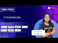 PrepBytes Popular Coding Interview Question Check Sum Tree