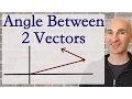 Angle Between 2 Vectors Formula