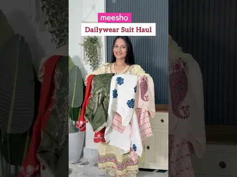 Meesho Daily wear Suit Haul #shorts