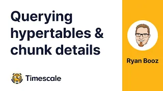 Querying Hypertable and Chunk details with informational VIEWs and functions