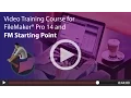 FileMaker Pro 14 FM Starting Point Training Course FileMaker 14 s
