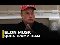 Tesla CEO Elon Musk confirms he is leaving Department of Government Efficiency