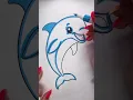 Cute Dolphin Coloring Page Relaxing Satisfying Coloring