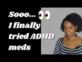 I tried Vyvanse and this is what happened