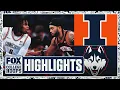 No 13 Illinois Fighting Illini vs No 5 UConn Huskies Highlights FOX College Hoops
