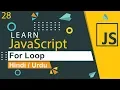 JavaScript For Loop Tutorial in Hindi Urdu