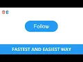 Make TWITTER FOLLOW BUTTON Using HTML CSS