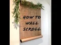 How to make a Paper Wall Scroll