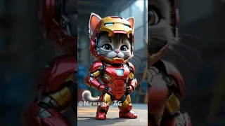 القط سمسم صنع بدلة ايرون مان   لكن اللي حصل بعد كده كان كابوس                               دندنها