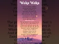 Download Lagu Waka Waka (The time of Africa)~Shakira_songlyrics||#ytshorts #lyrics #songlyrics