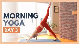 Download DAY 3: SILENCE - 10 min Morning Yoga Stretch - Flexible Body Yoga Challenge MP3