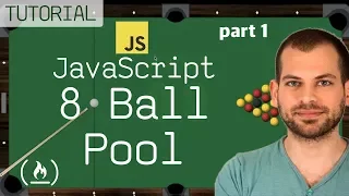 JavaScript HTML5 GameDev Tutorial 8-Ball Pool Game part 1