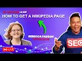 Rebecca Parson Wikipedia Page Approval Checklist - AMA AskMeAnything Honest Expert Answers