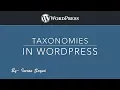 Taxonomies in WordPress Introduction and Create Custom Post Types
