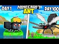 Lagu I Survived 100 Days as an ANT in Minecraft
