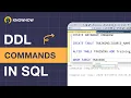 SQL DDL Data Definition Language Commands A Practical Approach