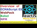 02 ReactJS Reactjs Ecmascript WebPack Babel NPM what is WebPack What is Babel What is NPM