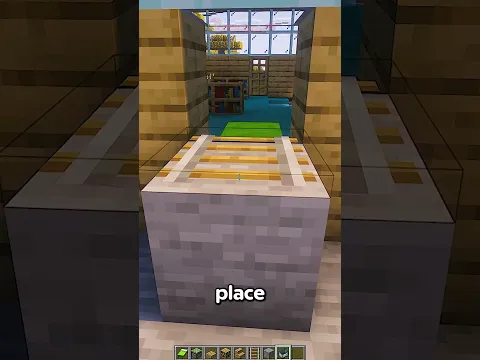 BUILD an AWESOME BED and Sleep RIGHT! #minecraft