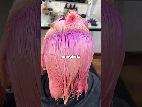 Tenía mucho tiempo queriendo el cabello rosa…